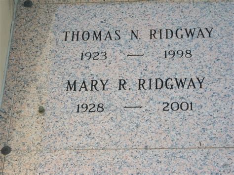 Thomas Newton Ridgway Jr Find A Grave Memorial