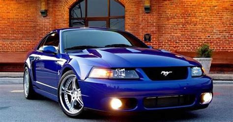 Blue 2002 Mustang Cobra