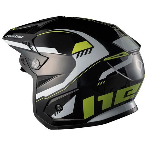 Casco Trial Hebo ZONE 5 PURSUIT LIME 2021 Cascos Off Road Motoblouz Es