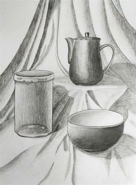 Still Life Drawing Sketsa Gambar