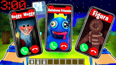 NIE ODBIERAJ TELEFONU OD HUGGY WUGGY RAINBOW FRIENDS FIGURA Z DOORS O