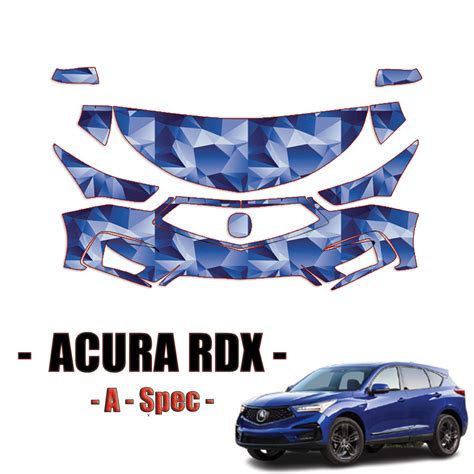 2019 2024 Acura Rdx A Spec Precut Paint Protection Kit Partial Front