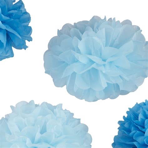 Pickposh Piekfeine Dinge Pom Pom Set Blau