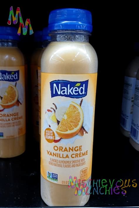 Review New Naked Orange Vanilla Cr Me Smoothie With Almond Milk