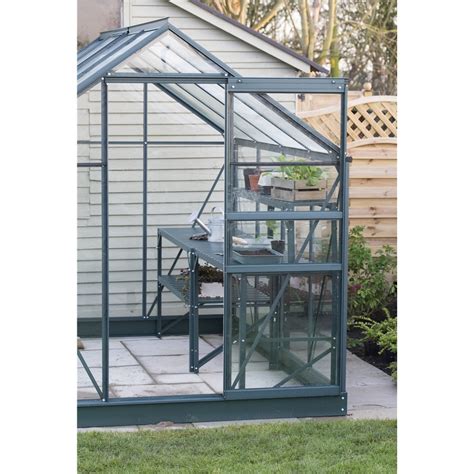 6 X 12 Value Green Metal Frame Greenhouse ShedsFirst