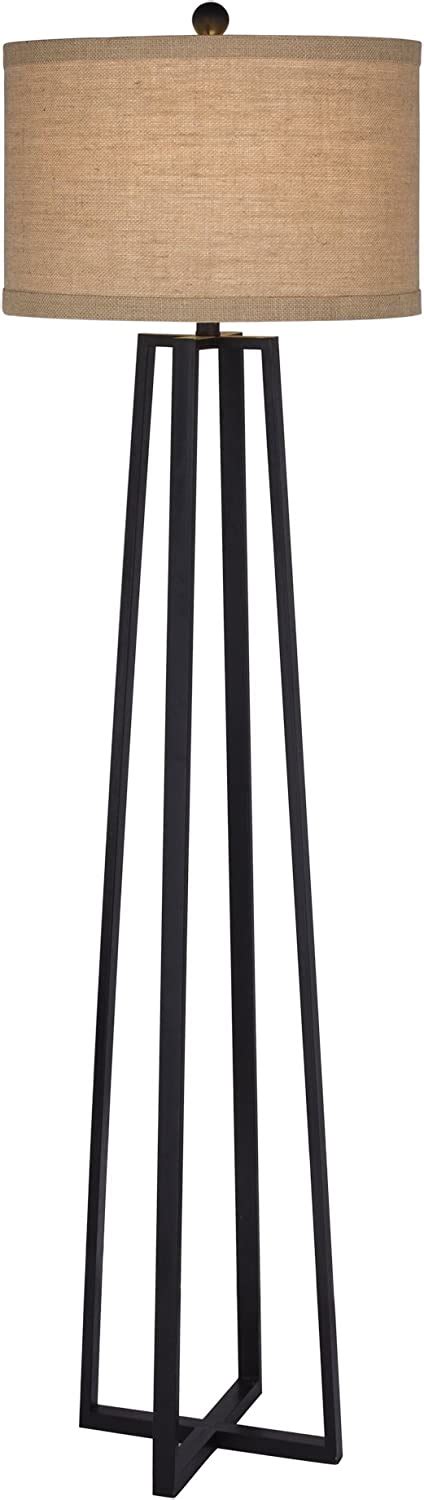 Fangio Lighting Molded Metal Floor Lamp Black Amazon