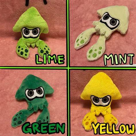 Handmade Splatoon Squid Beanie Plush Zombiekaijus Ko Fi Shop Ko Fi