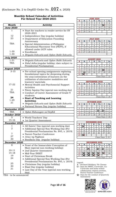 School Calendar 2024 Deped Pdf - Carey Lyndel