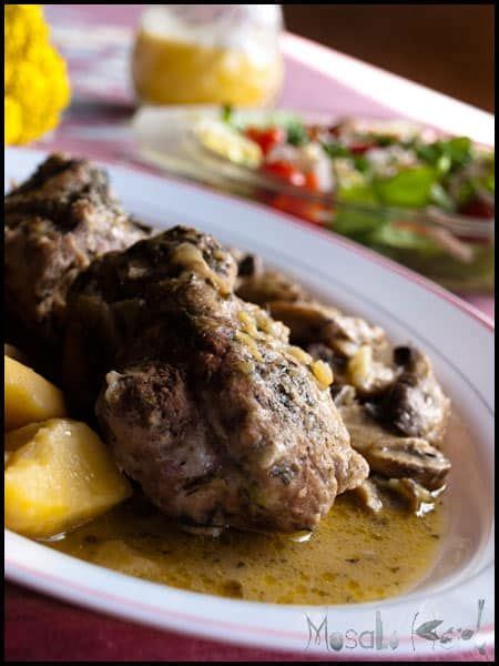 Pork Fillet with mushrooms and potatoes | Pork fillet, Pork dinner ...