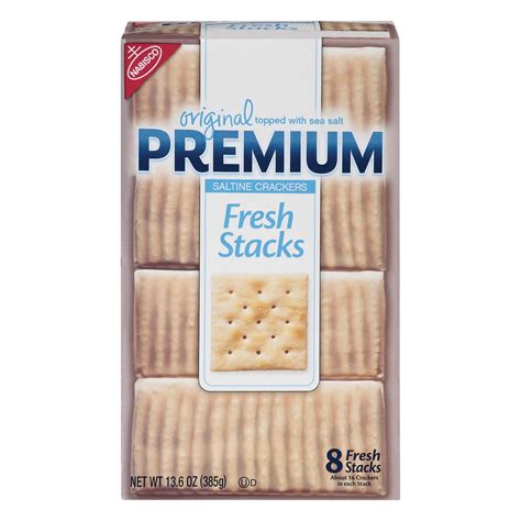 Premium Fresh Stacks Original Saltine Crackers Shop Crackers