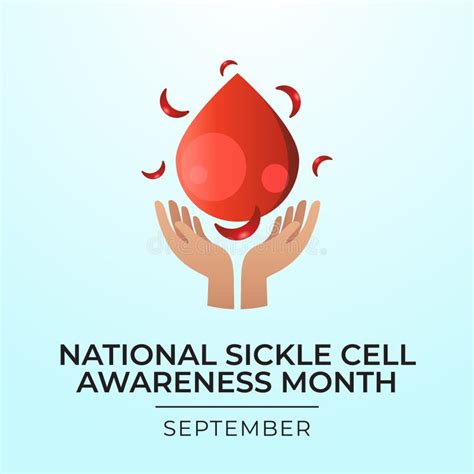 Vector Graphic Of National Sickle Cell Awareness Month Ideal For National Sickle Cell Awareness