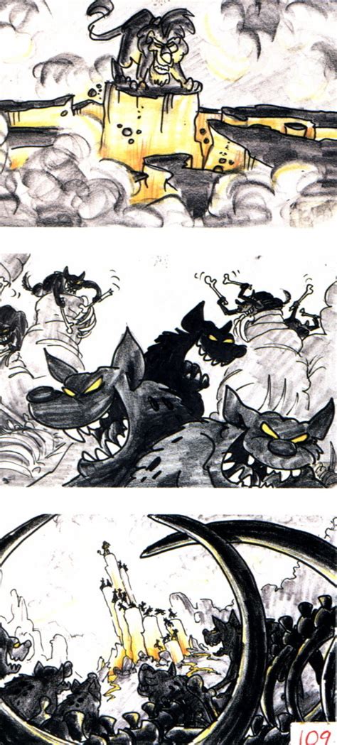 The Art Behind The Magic The Lion King Be Prepared Storyboard Iii