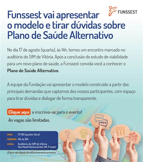 Plano Alternativo inscreva se e participe da palestra de apresentação