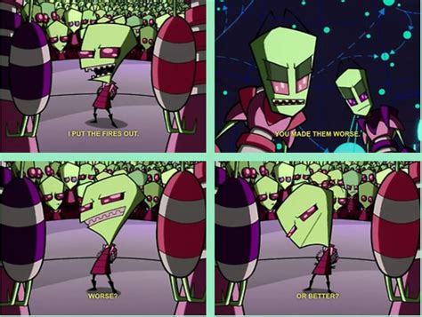 Invader Zim Worse Or Better Meme Blank Template Imgflip