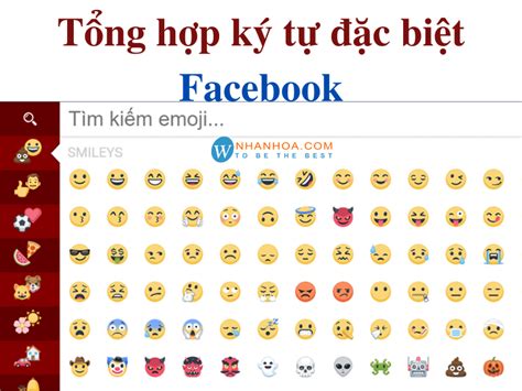 Ký tự đặc biệt Facebook [ĐỘC LẠ KHÔNG AI CÓ]