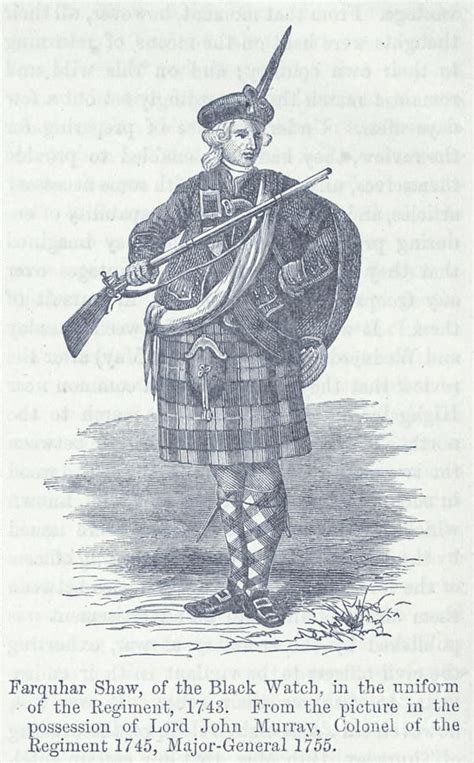 Farquhar Shaw Of The Black Watch N Drawing By Historic