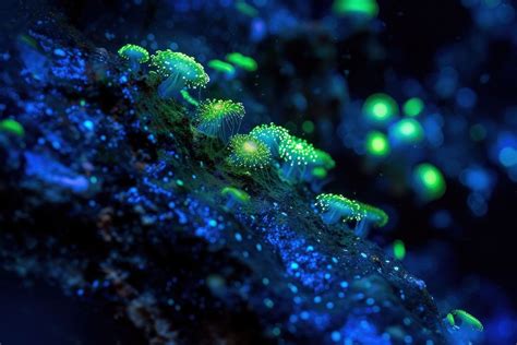 Bioluminescence deep sea nature invertebrate | Premium Photo - rawpixel