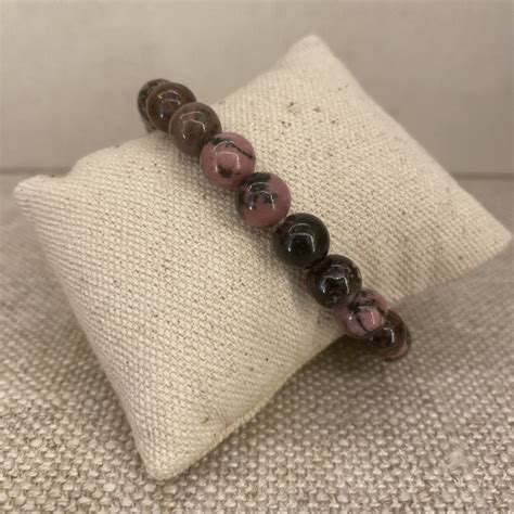 Bracelet En Rhodonite Lesmineraux Fr