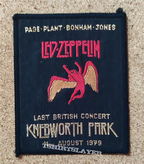 Led Zeppelin Patch Knebworth Park Tshirtslayer Tshirt And