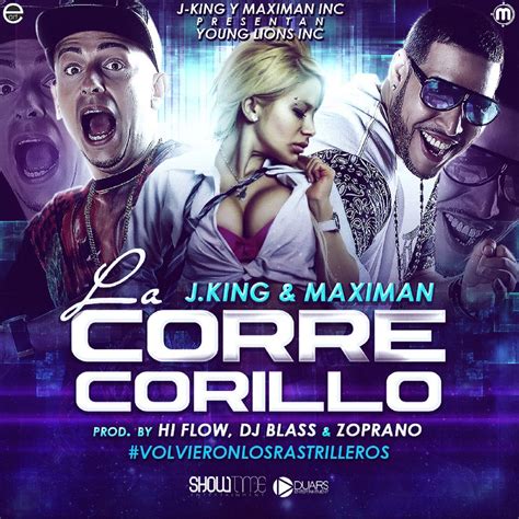 Car Tula Frontal De J King Maximan La Corre Corillo Cd Single