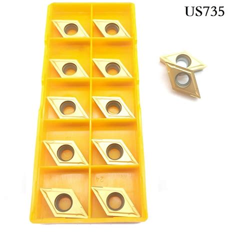 DEYISI 10pcs DCMT11T308 MP CNC Lathe Insert Cutting Tool Carbide