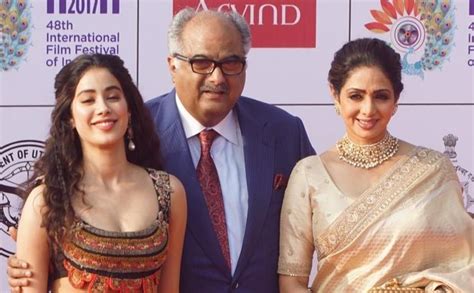 Sridevis 2nd Death Anniversary Husband Boney Kapoor And Daughter Janhvi