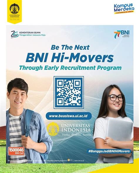 Penawaran Beasiswa BNI Early Recruitment Program ERP Tahun 2023