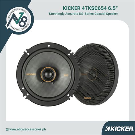 Kicker 47KSC6504 KS Series 6 5 2 Way Car Speakers Genuine N8 Car