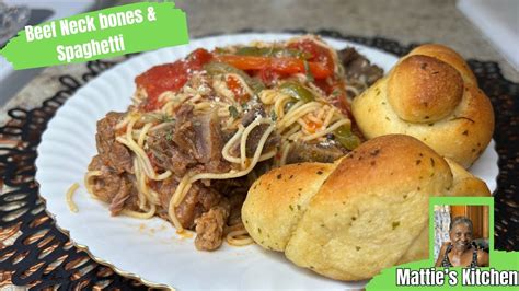 Spicy Italian Beef Neck Bones With Angel Hair Noodles Mattie S Kitchen Youtube