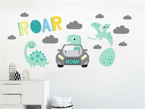 Adesivo de Parede Dinossauro Dino Menino Decoração Quarto Elo7