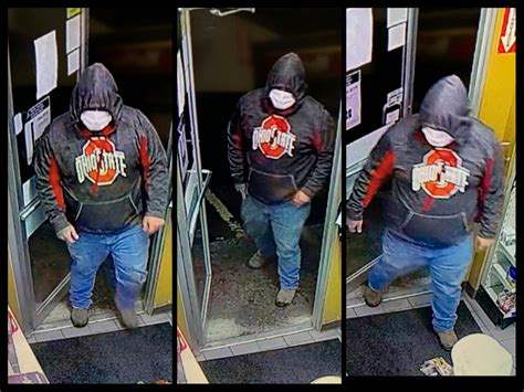 Scioto County OH- Sheriff's Department Searching for Robbery Suspect