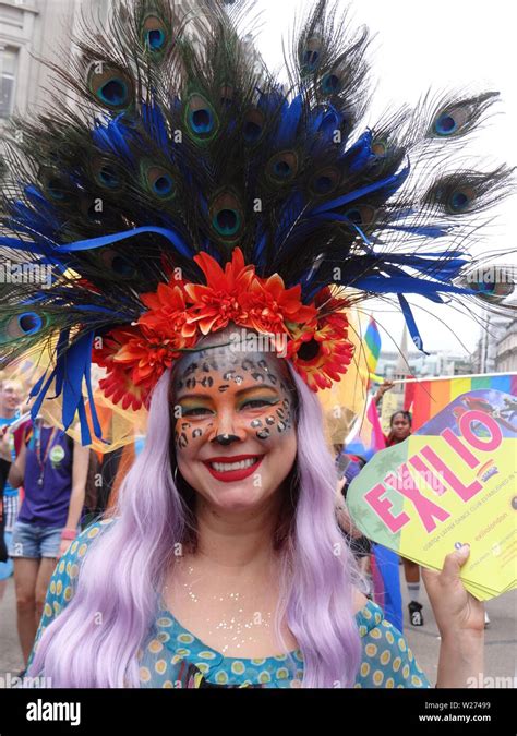 Pride Parade in London celebrates its 50th anniversary, London, UK ...