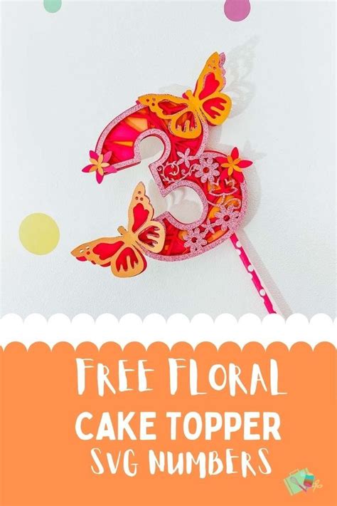 Free Butterfly Cake Topper Svg Number Mandala S Extraordinary Chaos