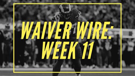 Idp Waiver Wire Week 11 By Jeff Pomazal The Idp Show