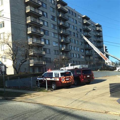 Truck Responds To High Rise Blaze Bladensburg Volunteer Fire Department