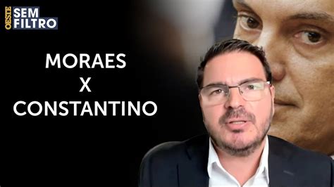 Moraes Ironiza Coment Rio De Rodrigo Constantino Veja A Resposta Youtube