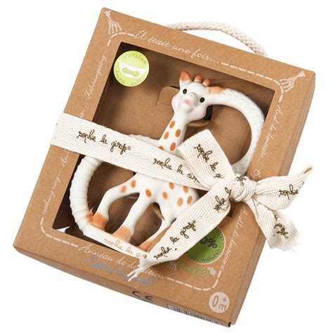 Sophie The Giraffe So Pure Teething Ring Smyths Toys Uk