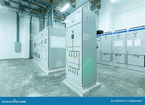 Switchgear Industrial Electrical Switch Panel At Substation Of Power