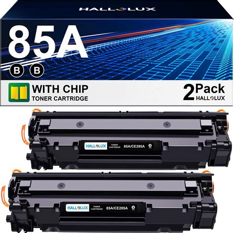 Hallolux 2 Pack 85a Ce285a Toner Cartridge Black Compatible Replacement Works With Hp Laserjet