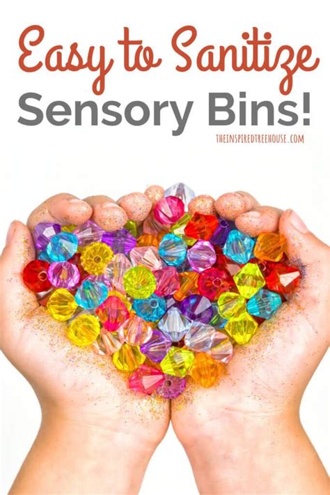 Easy To Sanitize Sensory Bins The Inspired Treehouse Sensory Bins