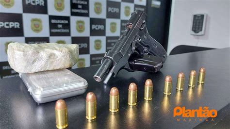 Polícia Civil Prende Suspeito De Homicídio Com Drogas E Pistola Em