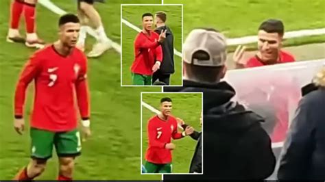 Cristiano Ronaldo Full Time Reaction Spotted In Furious Response To