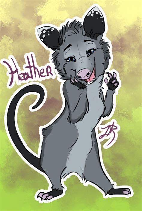 192848 Safe Artist Linnyillustrates Heather Over The Hedge Mammal Marsupial Opossum