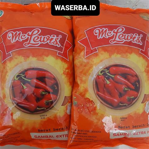 Jual Mc Lewis Sambal Extra Hot Kg Shopee Indonesia