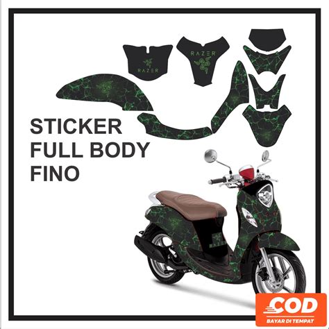 Jual Stiker Yamaha Fino Decal Sticker Grande Sporty Premium Full