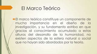 El Marco Teórico y Definición de Hipótesis PPT