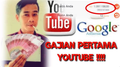 GAJIAN PERTAMA YOUTUBE Tanggal Berapa Gajian Mu YouTube