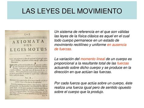 Ppt Las Leyes Del Movimiento Powerpoint Presentation Free Download