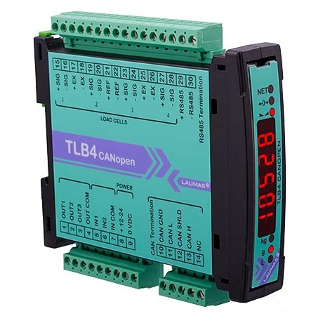 Transmisor De Peso Multicanal Tlb Canopen Para Plc Laumas