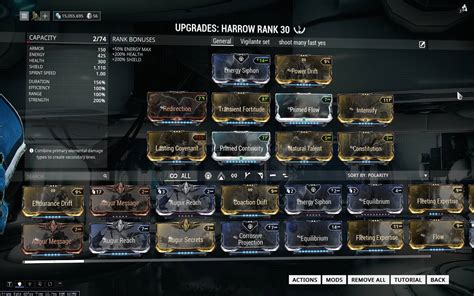 How to build Harrow? : Warframe